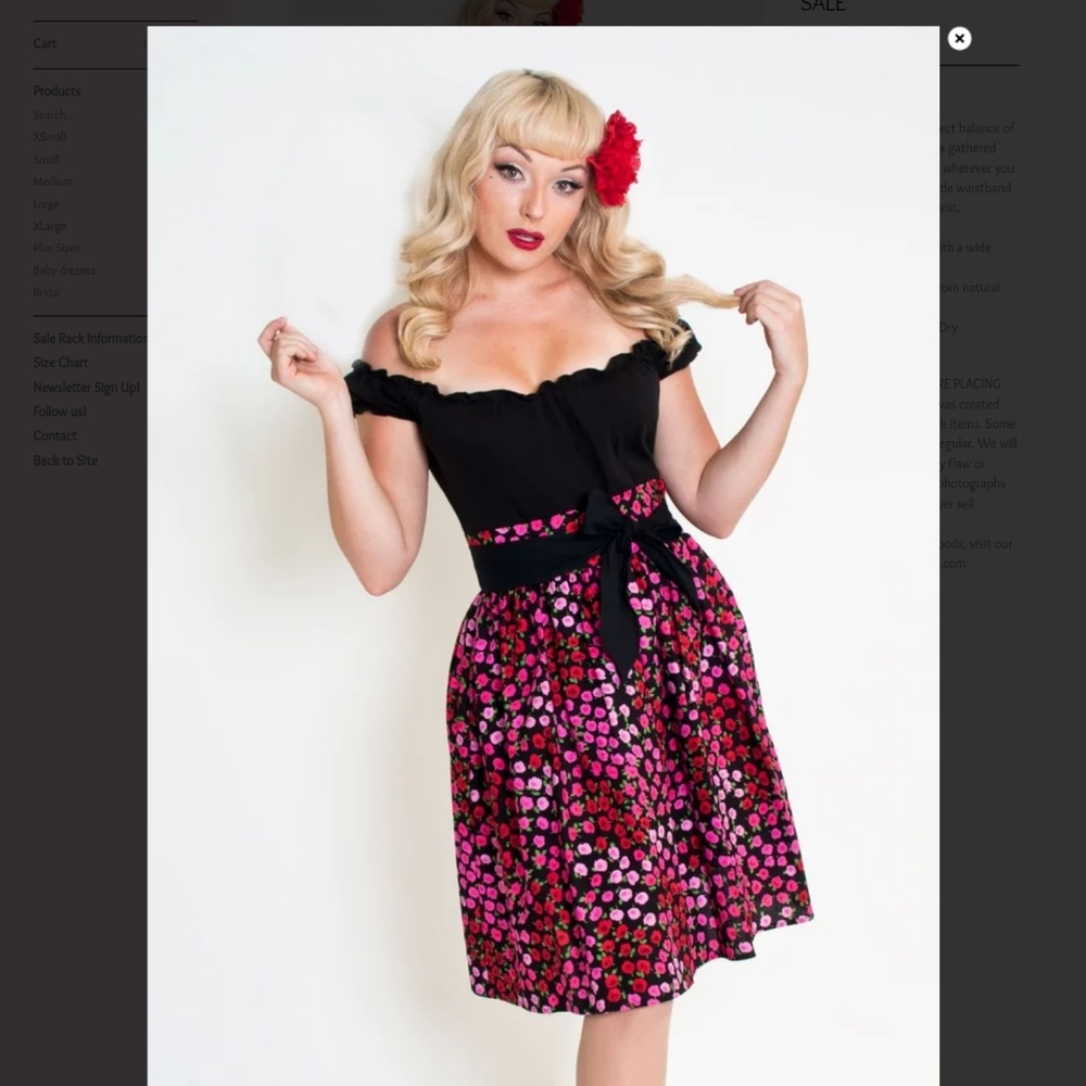 New Modcloth Heart of Haute retro swing skirt S
